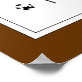 Oorspronkelijke Waterverf Roodeekhoorn Dier Poster (Hoek)