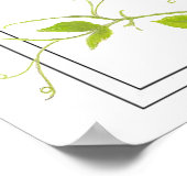 Oorspronkelijke Waterverf snoepgoed met scripts Poster (Hoek)