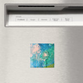 Oorspronkelijke waterverf van Dandelion Magneet (Insitu (Vaatwasser))