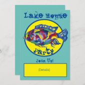 Oorspronkelijke Waterverf van de uitnodiging van h (Voorkant / Achterkant)