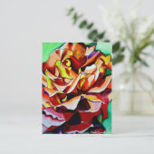 Oorspronkelijke waterverf van regenboogzondRoos Briefkaart (Staand voorkant)