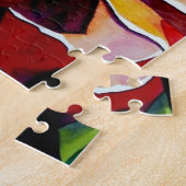 Oorspronkelijke waterverf van regenboogzondRoos Legpuzzel (Zijkant)