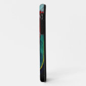 Oorspronkelijke waterverf van rode Protheebloem Case-Mate iPhone Case (Achterkant/links)