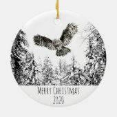 Oorspronkelijke Waterverf: vogelaanvaring of vogel Keramisch Ornament (Achterkant)