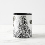 Oorspronkelijke Waterverf: vogelaanvaring of vogel Mok (Midden)