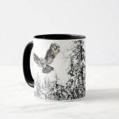 Oorspronkelijke Waterverf: vogelaanvaring of vogel Mok (Voorkant links)