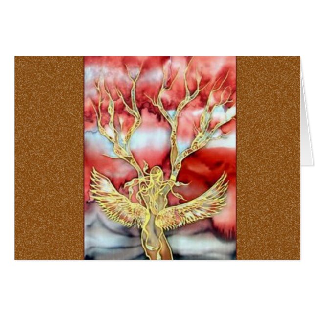 Oorspronkelijke zijdeschildering door Kim: (Voorkant Horizontaal)