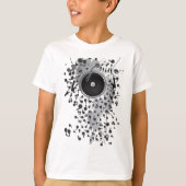 oortelefoons t-shirt (Voorkant)