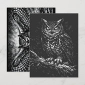 Ooruil — door BurnsInHell Briefkaart (Voorkant / Achterkant)