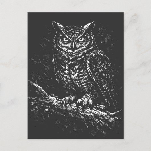Ooruil — door BurnsInHell Briefkaart (Voorkant)