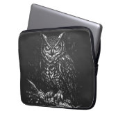 Ooruil — door BurnsInHell Laptop Sleeve (Voorkant Links)