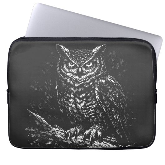 Ooruil — door BurnsInHell Laptop Sleeve (Voorkant)