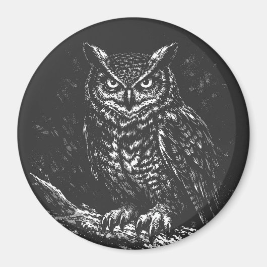 Ooruil — door BurnsInHell Magneet (Voorkant)