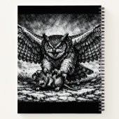 Ooruil — door BurnsInHell Notitieboek (Achterkant)