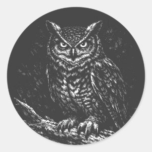 Ooruil — door BurnsInHell Ronde Sticker