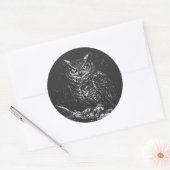 Ooruil — door BurnsInHell Ronde Sticker (Envelop)