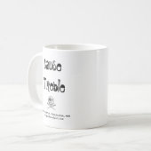 Oorzaak Treble. Koffiemok (Voorkant links)