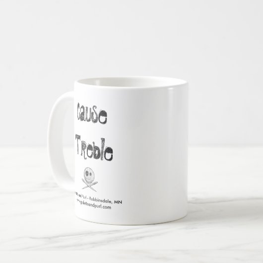 Oorzaak Treble. Koffiemok (Voorkant links)