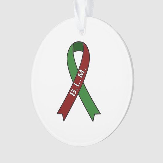 Oorzaak van BLM-lint Ornament (voorkant)