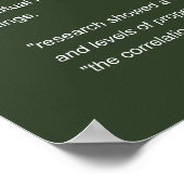 Oorzakelijk of verband? Regels voor wetenschappeli Poster (Hoek)