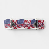Oost. 1776 Amerikaanse vlag Persoonlijk Skateboard (Horizontaal)
