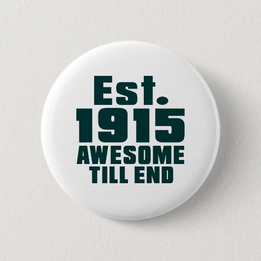 Oost. 1915 geweldige tot einde ronde button 5,7 cm (Voorkant)