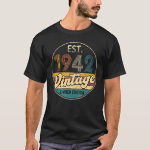 Oost 1942 Vintage 1942 80 jaar oud 80e dag T-shirt