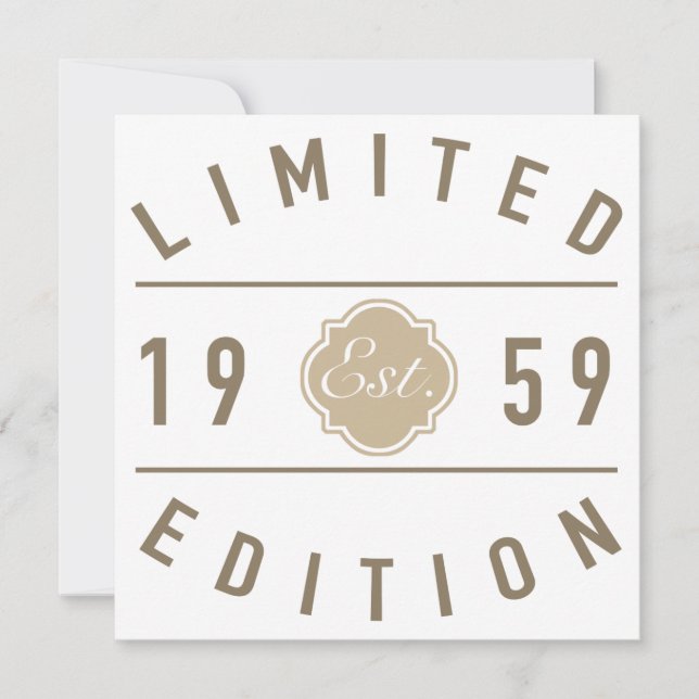 Oost. 1959 Limited Edition (Voorkant)