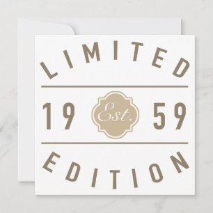 Oost. 1959 Limited Edition