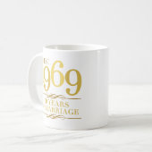 Oost. 1969 50ste Jubileum ter bruiloft Koffiemok (Voorkant links)