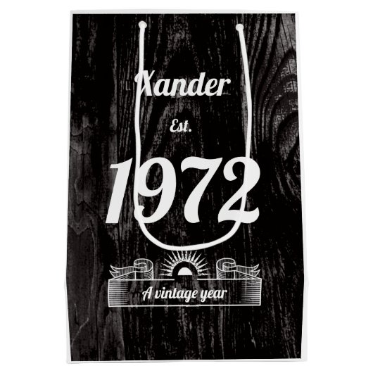 Oost. 1972 Een  jaar Medium Cadeauzakje (Achterkant)