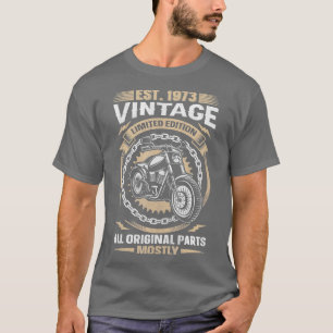 Oost 1973  Alle originele onderdelen motorrijwiel  T-shirt