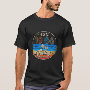 Oost. 1986 36e verjaardag geboren in 1986 36 jaar T-shirt