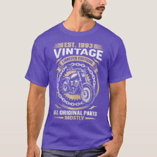Oost 1993 Alle originele onderdelen Motorcyclus 3 T-shirt