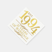 Oost. 1994 25ste Jubileum ter bruiloft Servet (Hoek)