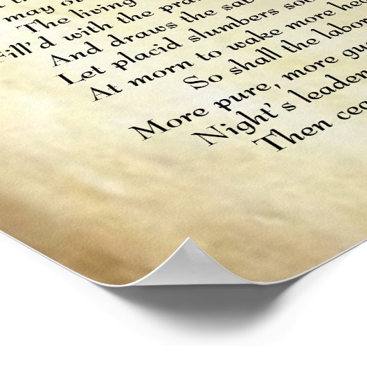 Oost-Afrikaans Amerikaans gedicht een hymne voor d Poster (Hoek)