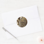 Oost-Afrikaans Spiny Tailed Tropical Girdled Lizar Ronde Sticker (Envelop)