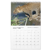 Oost-Afrikaanse dieren (één pagina) Agenda Kalender (Jan 2026)