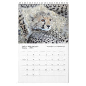 Oost-Afrikaanse dieren (één pagina) Agenda Kalender (Mar 2026)