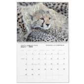 Oost-Afrikaanse dieren (twee bladzijden) Agenda Kalender (Mar 2026)