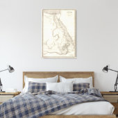 Oost-Afrikaanse kaart Canvas Afdruk (Insitu (Slaapkamer))
