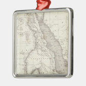 Oost-Afrikaanse kaart Metalen Ornament (Links)