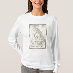 Oost-Afrikaanse kaart T-shirt