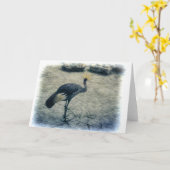 Oost-Afrikaanse kroonkraan Kaart (Gele Bloem)