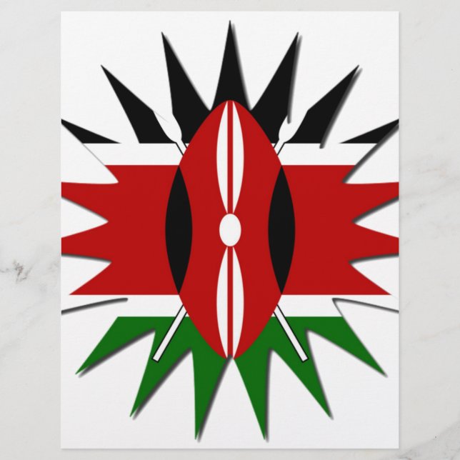 Oost-Afrikaanse sterrenbeeld Keniaanse vlag Steron (Voorkant)