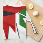 Oost-Afrikaanse sterrenbeeld Keniaanse vlag Steron Theedoek (Quarter Fold)