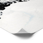 Oost-Antarctica-waternA-olies uit de Prins Olav-ku Poster (Hoek)