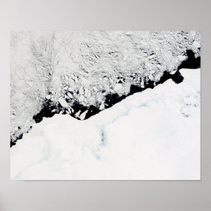 Oost-Antarctica-waternA-olies uit de Prins Olav-ku Poster