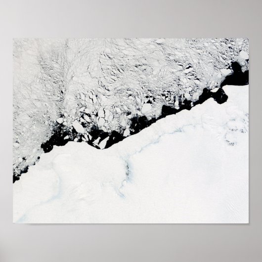 Oost-Antarctica-waternA-olies uit de Prins Olav-ku Poster (Voorkant)