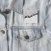 Oost-Antarctica-waternA-olies uit de Prins Olav-ku Vierkante Button 5,1 Cm (In situ)